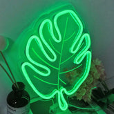 Large Green Neon Light for Easter Decorations